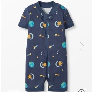 Hanna Andersson NWT Baby Zip Sleeper Organic Cotton Day & Night 0-3 Month Scandi